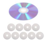 INOOMP 10 Discos DVD Vírgenes Grabables Alta Capacidad de Almacenamiento y Superficie Imprimible para Respaldo de Fotos y Entretenimiento en Casa