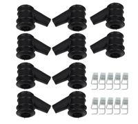 INOOMP 10 Tapas de Bujía de Alta Presión para Motosierra de Goma Ligera y Portátil, Accesorio Adecuado para Poda de Ramas y Tala de Árboles, Paquete de 10 Piezas