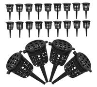 INOOMP 100 Piezas Control Fertilizantes Plantas Para Peceras Maceta Siembra Red Alimentos Plantas Pecera Ollas Cesta Fertilizante Orquídeas Poseedor Caja Tapa Flores