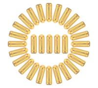 INOOMP 100 Piezas Topes Metálicos Dorados para Broches de Seguridad, Accesorios de Cobre para Manualidades y Costura en Bolsos y Sombreros, Cierre Fiable y Fácil de Usar