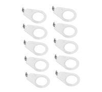 INOOMP 10piezas Arandelas Puntero Perillas Guitarra Eléctrica Fácil Instalar Placa Indicadora Metal Volumen