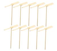 INOOMP 10piezas Juguete De Madera De Libélula Voladora para Niño Niña Interactivo Al Aire para Mejorar La Coordinación y Habilidades Prácticas para Fiestas y Actividades Educativas