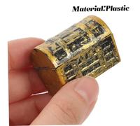 INOOMP 10piezas Modelo De Cofre Del Tesoro Mini Accesorios Para Fiestas Coleccionables Vintage De Piratas Joyero Pirata Caja De Obsequio Decorativa