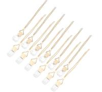 INOOMP 12 Botellas Colgantes para Coche de 6ml, Rellenables para Aceites Esenciales, Hechas de Vidrio y Madera, Alivian el Estrés al Conducir y Son Fáciles de Transportar