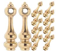 INOOMP 12 Conectores para Vallas de Cristal, Tapas para barandillas, herrajes para Muebles, Conectores metálicos para Postes de armarios y roperos, Soporte Universal para Juntas de Esquina