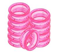 INOOMP 12 Piezas Anillos de para Tijeras de Peluquería y Mascotas Coloridas Protectores de Dedo Antideslizantes Accesorios Duraderos para Corte de Uñas y Pelo