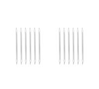 INOOMP 12 Piezas Elemento Calefactor de Tubo de Cuarzo 300-400 W Blanco, | Varilla de Inserción Plug-in, Alta Temperatura, Calentamiento Estable, Oficina