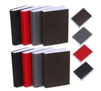 INOOMP 12 Piezas Modelo de Libro de casa de muñecas Casas de muñecas diminuto Books Casa pequeña Hacer Fingir Jugar Juguetes Kit de Libros Juguetes para Libros para Mini casa Papel