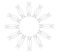 INOOMP 12 Tubos de Brillo Labial Transparente de Plástico para Diy, Portátiles y Creativos, Ideales para Llevar y Ver el Volumen Restante