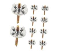 INOOMP 12juegos Tornillos De Fijación para Perchas De Pájaros Kit De Tornillos para De Hámster Duraderos y Fáciles De Instalar