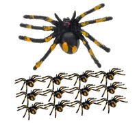 INOOMP 15Piezas Arañas de Simulación Espeluznantes para Bromas y Accesorios de Fiesta Colores Surtidos para Carnaval y Disfraces