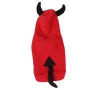 INOOMP 1pieza Ropa para Mascotas De Halloween Diseño De Diablillo para Perros y Gatos para Invierno y Fácil De Limpiar y Secar