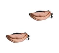 INOOMP 2 Bolsas De Viaje Ocultas para Dinero para Hombre Y Mujer - Riñonera De Seguridad con Estampado 3D para Exteriores