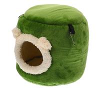 INOOMP 2 Piezas Nido Algodón para Hámster Escondite Cobayas Accesorios Juego Accesorios Conejo Hamaca para Dormir para Perros Gato Pequeña Chinchilla Mantener Caliente Esponja