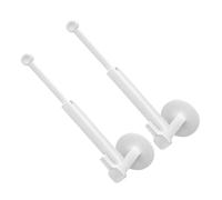 INOOMP 2 Piezas Soporte para Cortinas Ajustable Taladro Fijador de Pared Versátil para Cortinas Horizontales y Verticales para Organización Hogar y Oficina