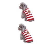 INOOMP 2 Uds Suéter Navideño para Mascotas Ropa para Cachorros Ropa Festiva para Mascotas Abrigo para Perros Ropa De para Perros Suéter Tejido para Mascotas