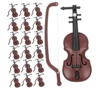 INOOMP 20juegos Adornos De Violín De Para Navidad y Cumpleaños Para Props Fotográficos