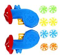 INOOMP 2juegos Juguetes para Gatos Hélices Voladoras Discos Voladores y Lanzadores De Platillos para Interactivo y Ejercicio Estilo Aleatorio