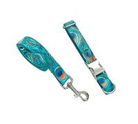 INOOMP 2pcs Collares para Perros Ajustables Arnés De Nylon Ligero y Transpirable Correa De Tracción para Mascotas Diseño Simple y Hermoso Ideal para Cachorros y Perros