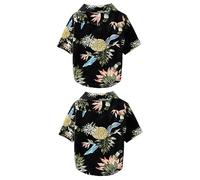INOOMP 2piezas Camisa Hawaiana para Perros Creativa Ropa De Verano Transpirable Blusa Adorable para Mascotas Diseño Encantador XXL