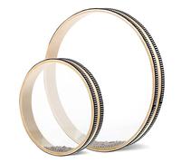 INOOMP 2piezas Tambores Oceánicos Con Sonido De Auténtico y Bolas De Acero Instrumento De Percusión Manual Ergonómico y Portátil Para Adultos y Niño Niña Meditación y Reuniones Musicales