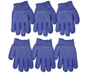 INOOMP 3 Pares Guantes Infantiles de Algodón Ligeros y Transpirables para Jardinería y Poda, Ideales Actividades al Aire Libre y Trabajo Huerto