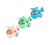 INOOMP 3 Piezas Modelo de Coche de Huili Modelo de avión Compacto Coche de Juguete para avión en Miniatura de Juguete Modelo de avión pequeño Juguete de avión Juguete Educativo AbS