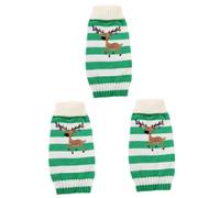 INOOMP 3 Uds Ropa para Cachorros Ropa Navideña para Mascotas Ropa para Perros Suéter para Perros Suéter para Mascotas