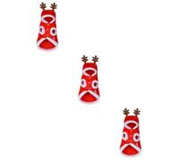 INOOMP 3 Uds Ropa para Perros Ropa para Mascotas Ropa De Fiesta para Mascotas Fiesta Perro Tela Perro Navidad Tela Mascota Traje De Fiesta