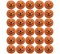 INOOMP 30 Piezas Cuentas Redondas de Madera Naranja para Hacer Collares y Pulseras sin Rebabas Superficie Lisa, Accesorios DIY para Botones y Collares en Manualidades