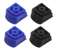INOOMP 4 Piezas Bloque de Freno de Goma para Patines en Línea y Patines de Ruedas, Seguridad Mejorada y Mayor Control en Actividades Deportivas