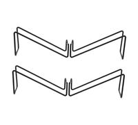 INOOMP 4 Piezas Botellero Metálico para Vino Diseño Moderno Estructura de Hierro para Comedor Almacenamiento Dual Botellas Hogar Decoración Elegante