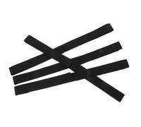 INOOMP 4 Piezas Correas de Nylon Negras 25x700mm para Amarre de Carga y Sujeción de Scooter Eléctrico, Correas Antideslizantes Ajustables para Accesorios de Patinete Eléctrico y