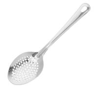 INOOMP 4 Piezas Cuchara Ranurada de Acero Inoxidable 304 Diseño de Orificio para Colgar y Gran Capacidad Adecuado para Servir en Cocina y Buffet