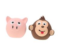 INOOMP 4 Piezas Juguete Dibujos Animados para Perros Juguete Que Suena Juguete para Masticar Cachorro Juguetes para Masticar Perros Juguetes Dogman Cachorro Juguetes Mascota Emulsión