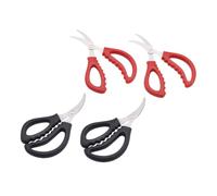 INOOMP 4 piezas Tijeras Multifuncionales de Cocina Inoxidable para Barbacoa y Cortar Carne y Cangrejo con Cuchillas Ultra Afiladas Herramienta Práctica y Duradera