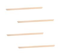 INOOMP 4 Soportes De Madera para Dominó De Una Sola, Bandejas De Tren Mexicano, Soportes De Madera Sin Terminar para Fichas De Mahjong, para Juegos De Mesa De Dominó, 36 Cm