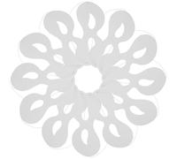INOOMP 40 Piezas Máscara de graffiti para colorante en blanco para decorar máscaras pintadas blanca Papel
