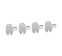 INOOMP 4juegos Traje De Boda para Perros Pajarita y Pañuelo Triangular Ropa De Fiesta Cómoda y Transpirable para Mascotas para Bodas y Eventos Sociales