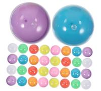 INOOMP 50 Piezas Bolas de Lotería Transparentes para y Manualidades de Máquina Expendedora de Diseño para Diversión y Participación Material y Duradero