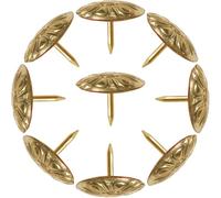 INOOMP 50 Tachuelas Decorativas para Tapicería y Tachuelas para Muebles, Resistentes Deformación, Diseño Vintage Único, Tamaño Pequeño, para Sofás y Proyectos de Manualidades