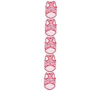 INOOMP 5piezas Chaleco Decorativo para y Gatos De Verano Ropa Ligera y Transpirable para Diseño para Cachorros y Gatitos para Calurosos Mediano Rayas Rojos