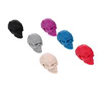 INOOMP 6 Piezas Marcadores de Vino de Silicona Reutilizables Accesorios para Copas Identificadores de Bebidas para Fiestas Decoración de Vinos Material de Silicona de Superior