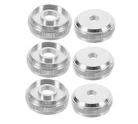 INOOMP 6 Piezas Tapas de Válvulas de Trompeta para Tornillos de Válvula Botones de Dedo de Cubiertas Superior Inferior de Reparación para Trompeta Reemplazos de Tornillos