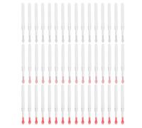 INOOMP 60 aplicadores de labios de silicona - Pinceles con punta de silicona de calidad profesional con tapa para aplicar bálsamo labial, brillo y pintalabios - Herramientas de maquillaje para