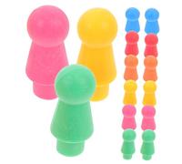INOOMP 60 Piezas Plástico Multicolor de Accesorios de Damas Voladoras Peones de Pequeños Cognitivos