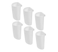 INOOMP 6piezas Cesta De Almacenamiento Colgante para Carrito Contenedor De Artículos Diversos para Salones De Belleza Hecha De Material Duradero