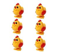 INOOMP 6Piezas Juguetes de Relojería de Pollo para Infantiles Mejoras Coordinación y Comunicación Color Aleatorio