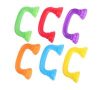 INOOMP 6piezas Teléfonos De Juguete para Niño Niña Modelos De Simulación para Aprendizaje Auditivo y Mejora del Habla Actividades rol Colores Brillantes y Diseño Ergonómico
