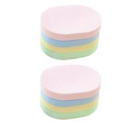 INOOMP 8 piezas Esponjas Faciales Gruesas para Limpieza Exfoliantes y Desmaquillantes Paquete de Esponjas para Cuidado Diario Piel Colores Aleatorios Color Color Aleatorio